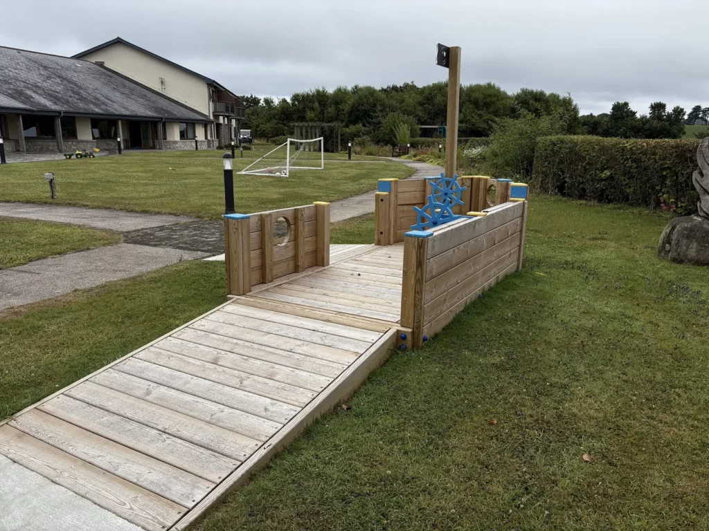 All Ability Tug Boat with wheelchair accessible ramp and wide entrance deck