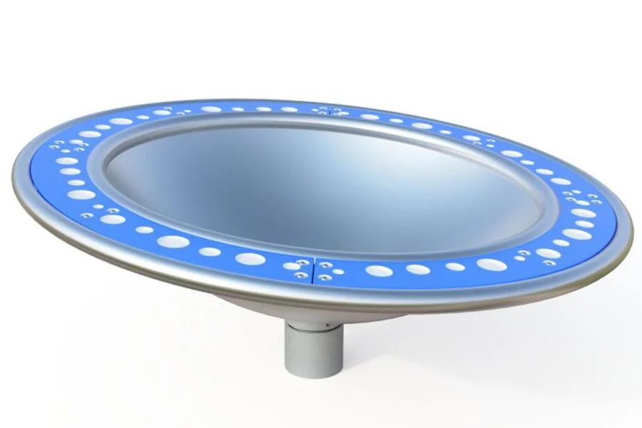 Children rotating play spinner outdoor