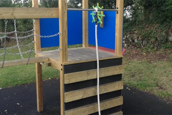 Hdpe playtower panel playground equipment