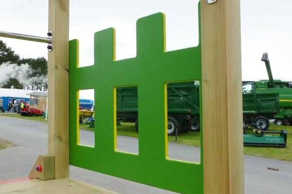 Hdpe playtower panel playground equipment