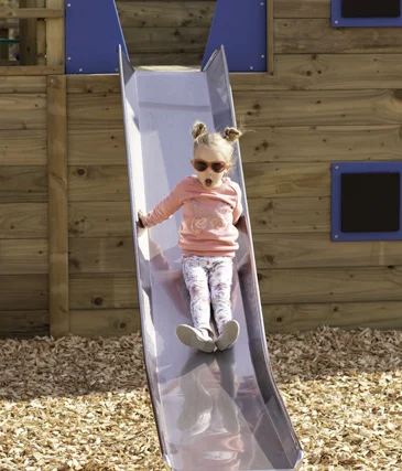 Stainless steel slide playground equipment kids