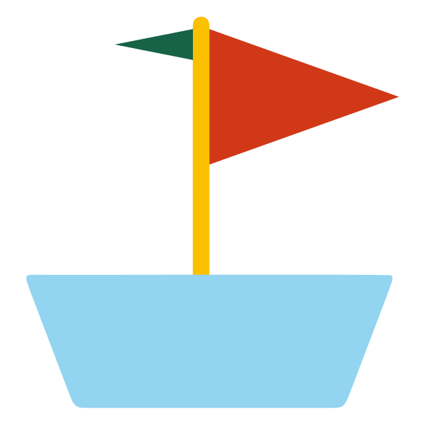 Illustration representing outdoor play boats ships and galleons