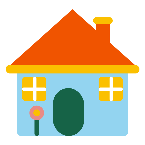 Illustration representing outdoor playhouses